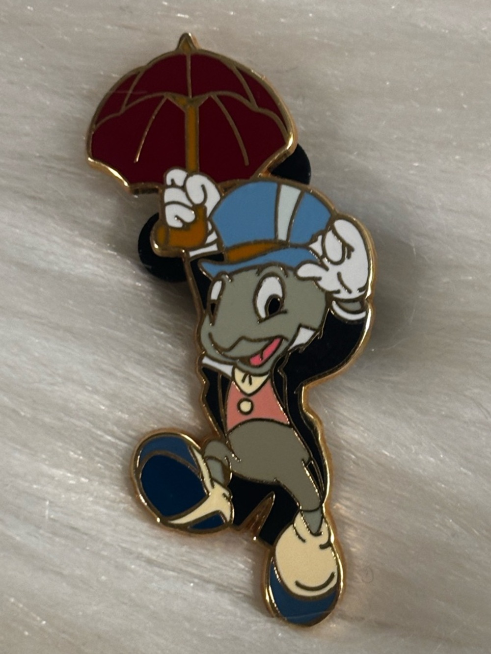 Disney Pins Jiminy Cricket with Umbrella Disney's Pinnoccio